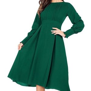 Green Fit and Flare Dress/Handmaid’s Tale